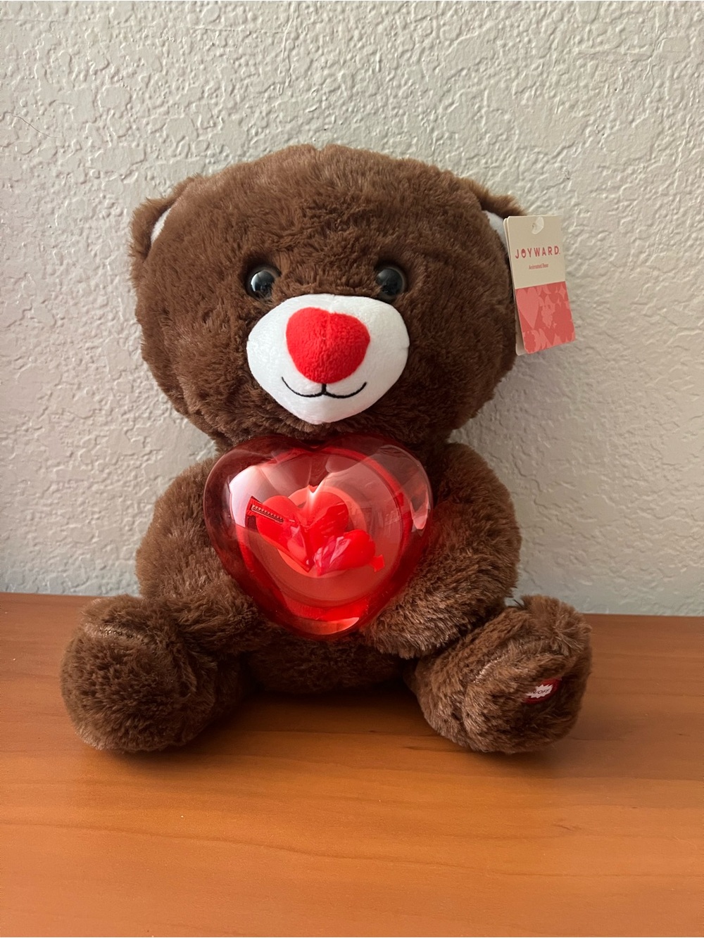 NWT Goffa Singing Teddy Bear " WILD THING " Lights Up TESTED & WORKING